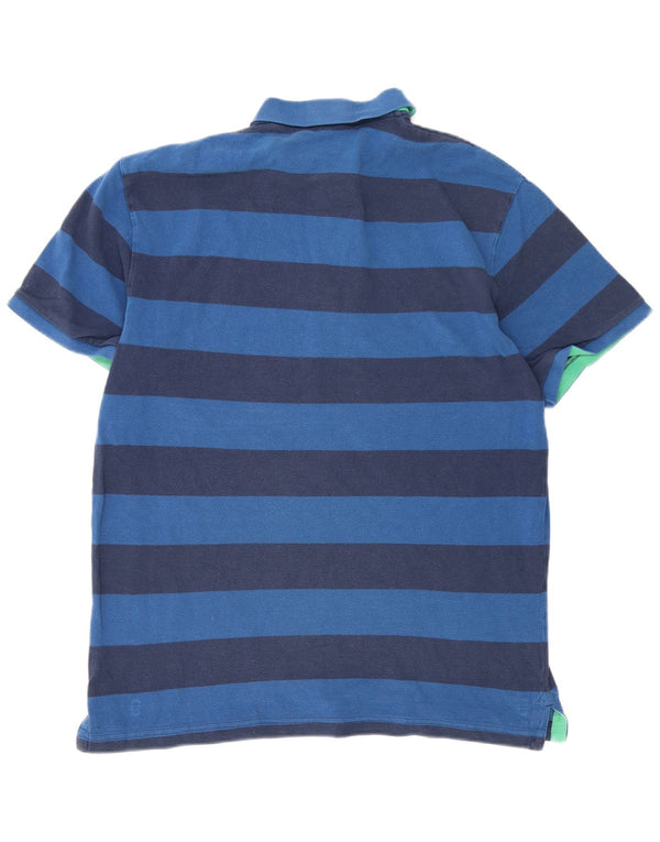 Camisa polo masculina Gap 2XL algodão listrado azul marinho