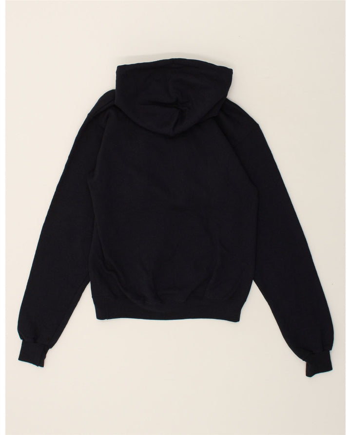 CHAMPION Mens Graphic Hoodie Jumper XS Black Cotton Vintage Champion and Second-Hand Champion from Messina Hembry 