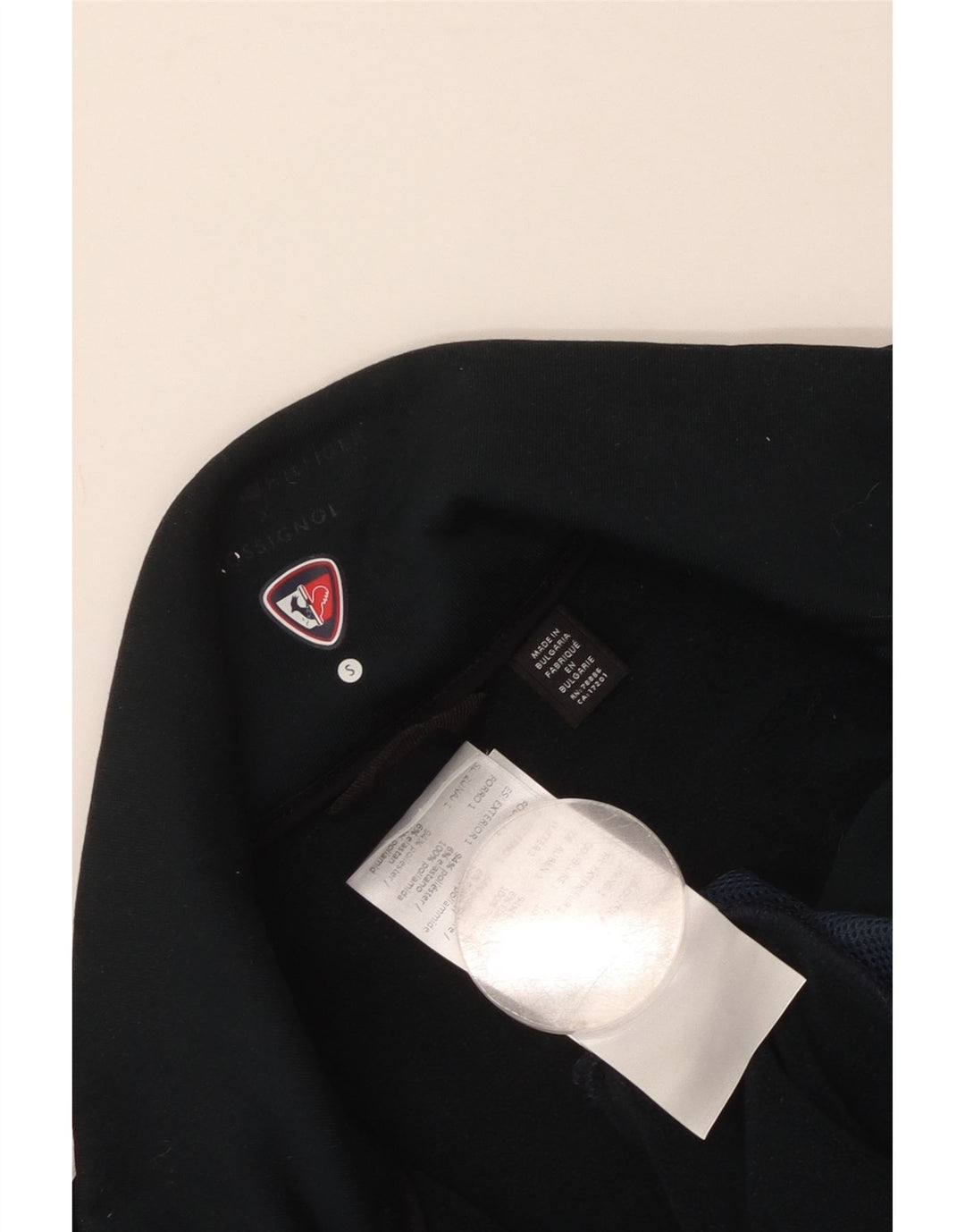 Jaqueta Tommy Hilfiger Feminina Treino Top Reino Unido 10 Pequeno Azul Marinho Poliéster