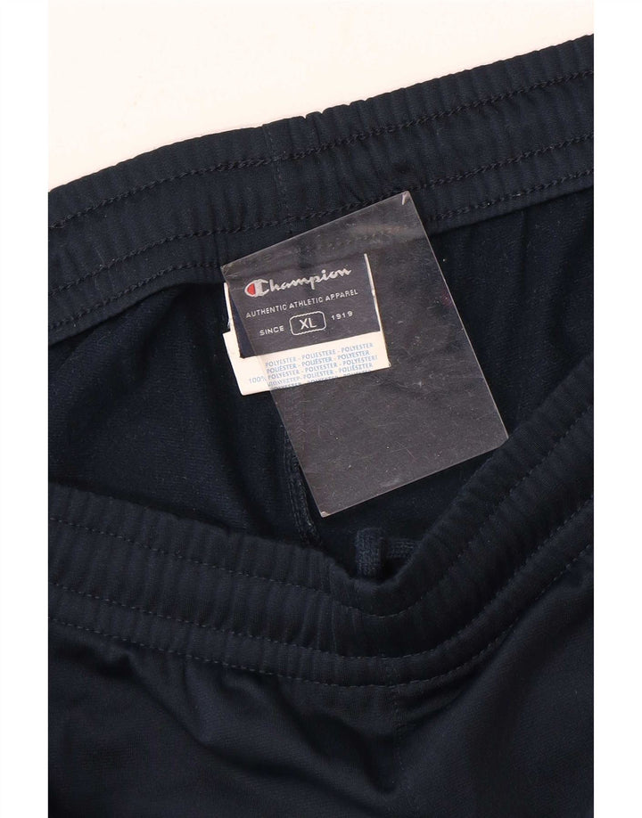 Calça de treino masculina Champion XL azul marinho poliéster