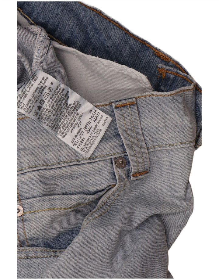Calça jeans feminina Levi's 511 Slim W34 L34 azul algodão