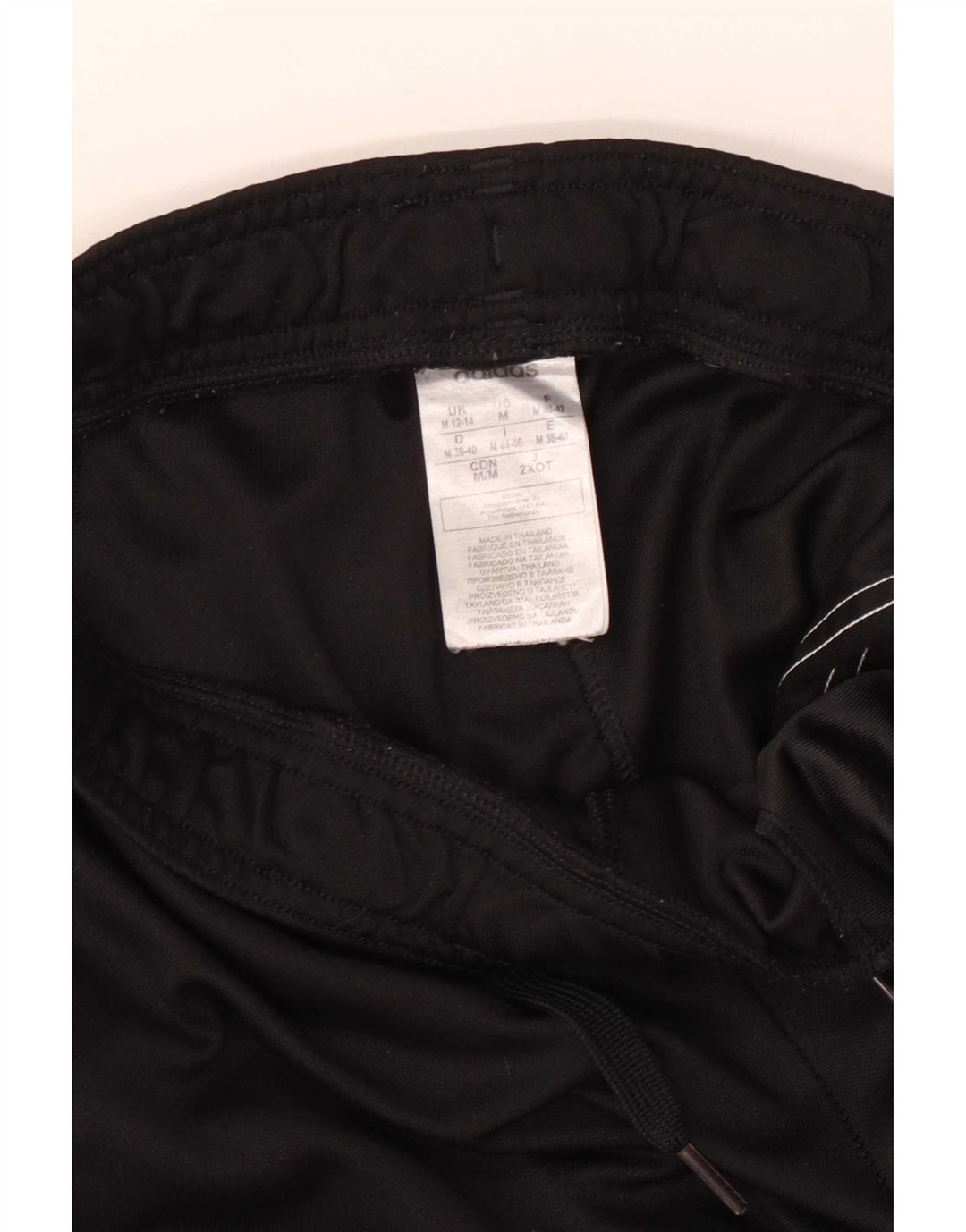 Calças de treino femininas Adidas UK 12/14 médio preto