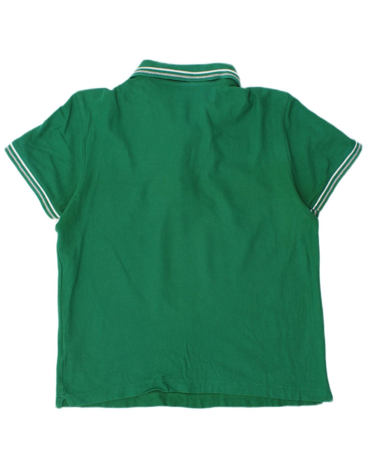 Camisa polo masculina LOTTO pequena algodão verde