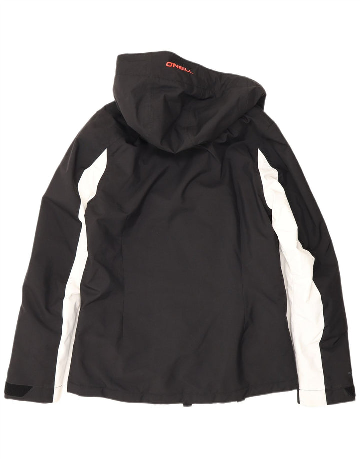 Jaqueta de esqui masculina com capuz O'Neill Reino Unido 36 poliéster colorblock preto pequeno