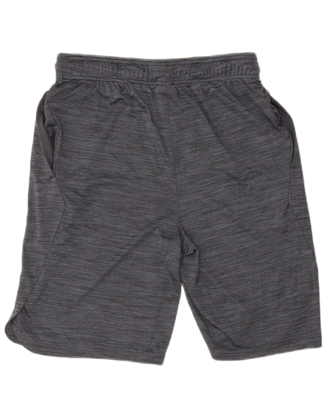 Shorts esportivos masculinos Reebok poliéster cinza médio
