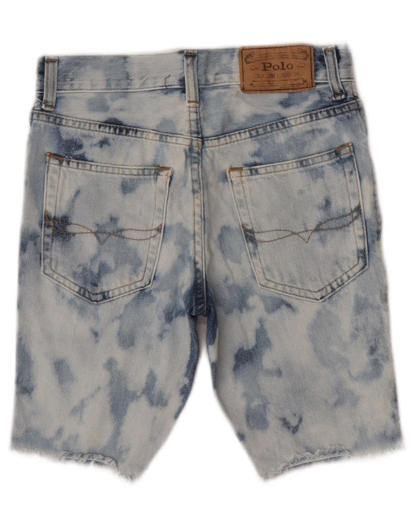 Polo Ralph Lauren Meninos Shorts jeans com lavagem ácida 9-10 anos W25 Azul