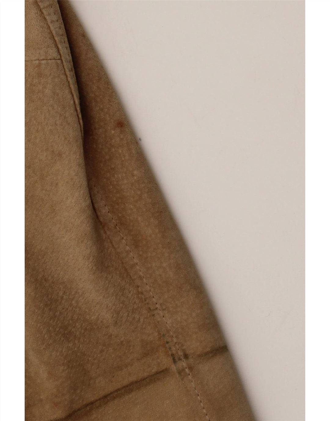 Jaqueta feminina vintage de camurça IT 48 XL couro bege