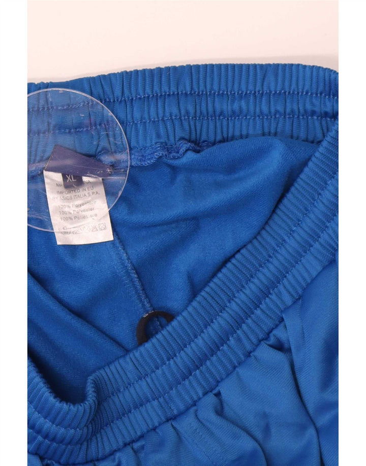 Calça de treino masculina Asics XL azul poliéster