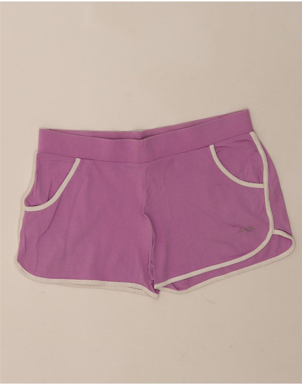 Shorts esportivo feminino Lotto UK 14 grande rosa