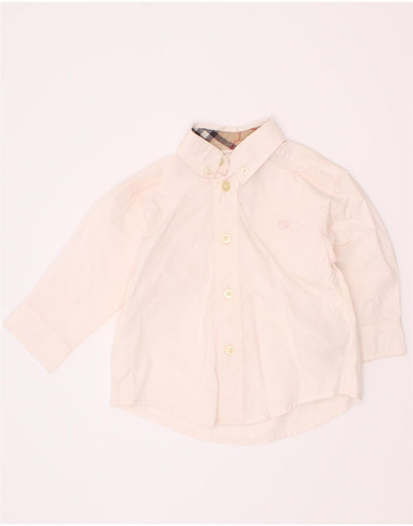 Camisa Burberry Baby Boys 6-9 Meses Algodão Rosa