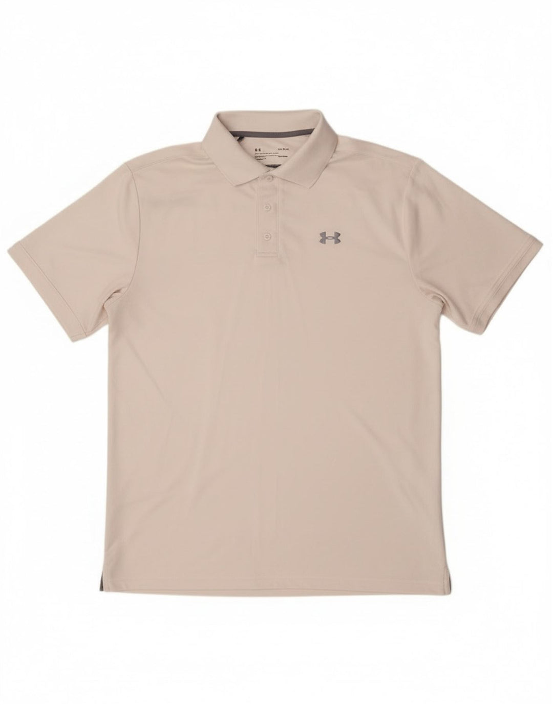 Camisa polo masculina Under Armour Heat Gear grande poliéster branco