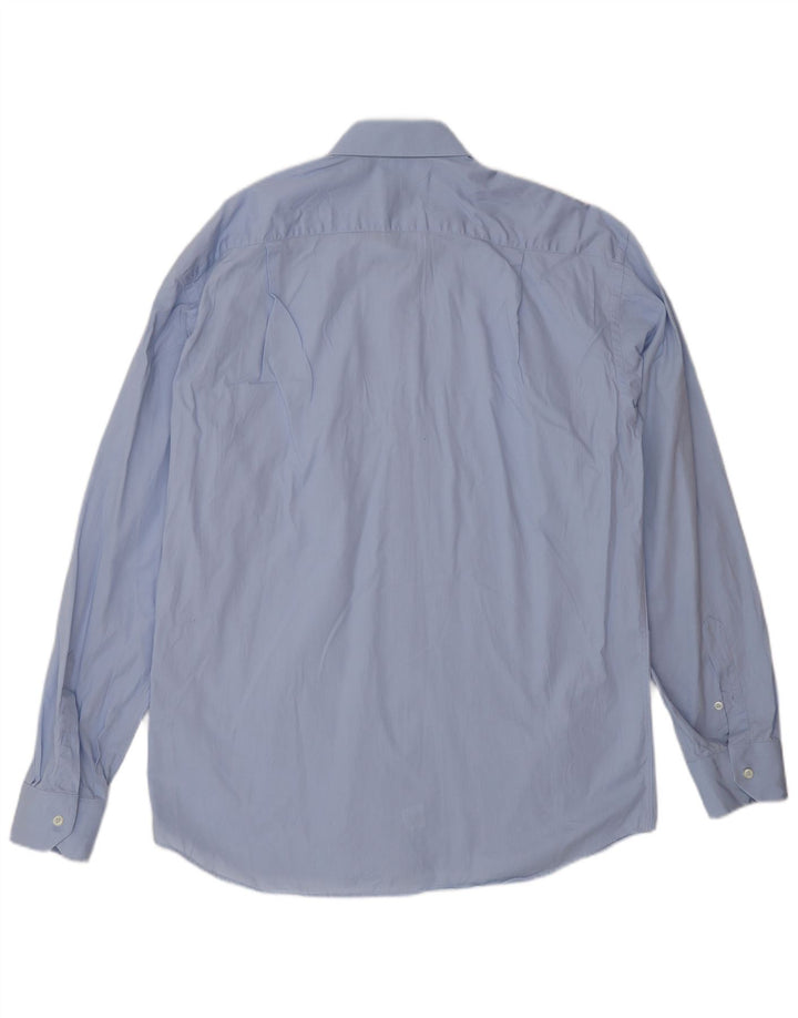 Camisa masculina Roccobarocco azul médio
