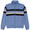 Asics Mens Tracksuit Top Jacket XL Azul Colourblock Poliéster