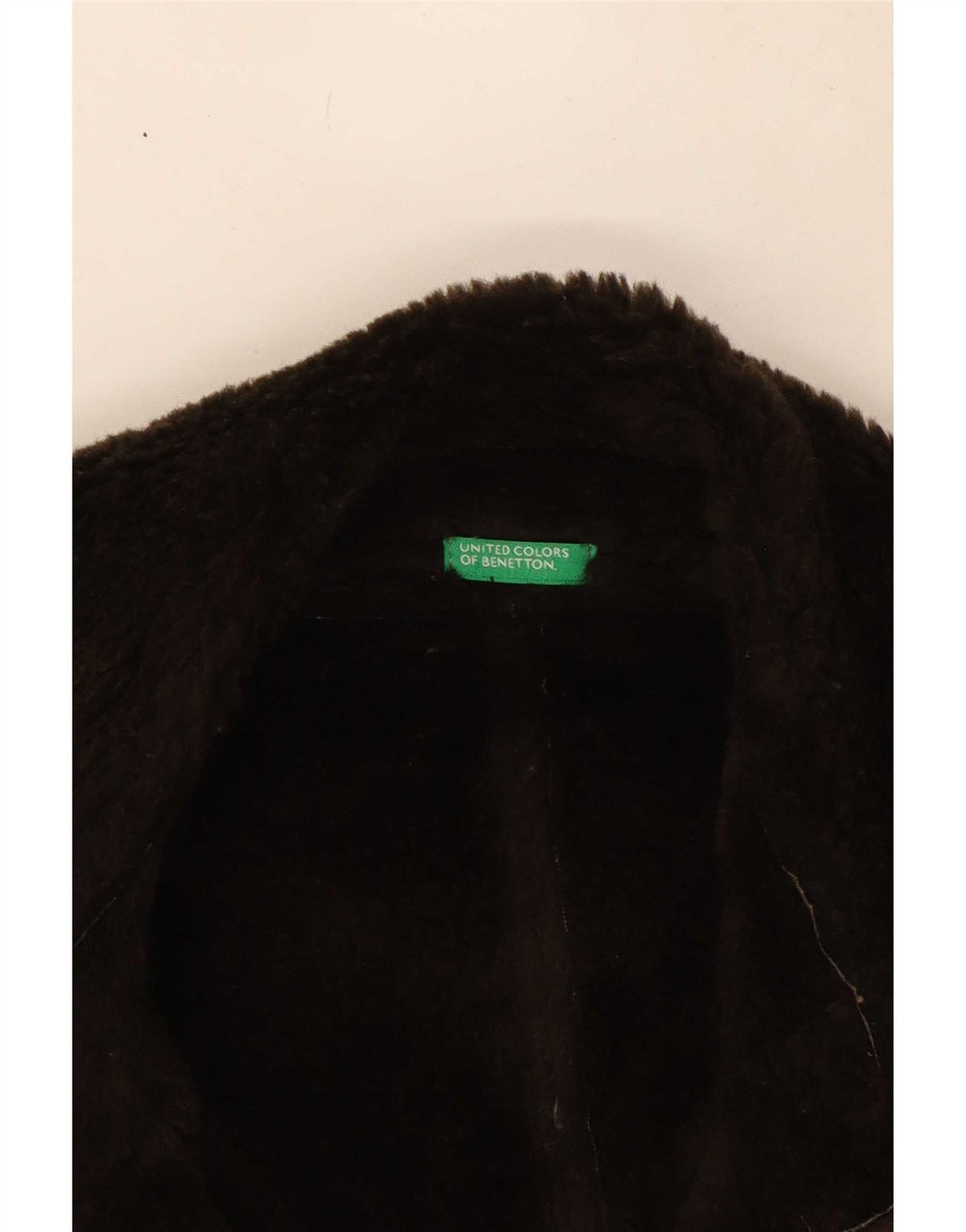 Jaqueta Sherpa Feminina Benetton IT 46 Grande Acrílico Marrom