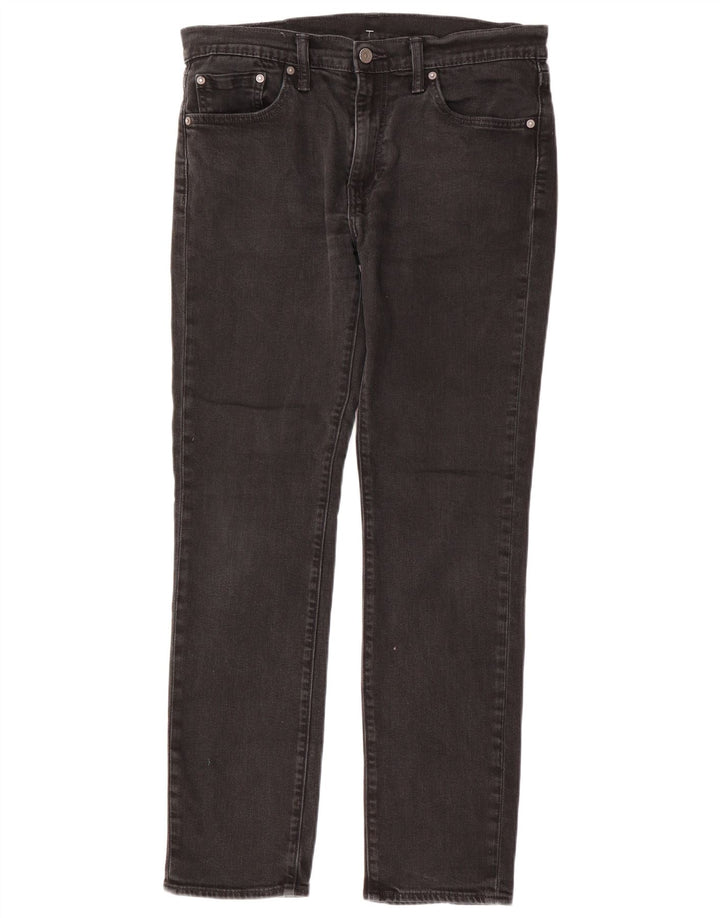 Calça Jeans Levis 511 Slim Masculina W33 L32 Cinza Algodão