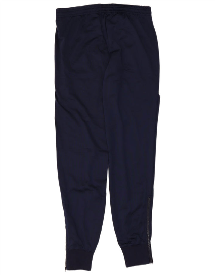 Calça de treino masculina Macron Joggers grande poliéster azul marinho