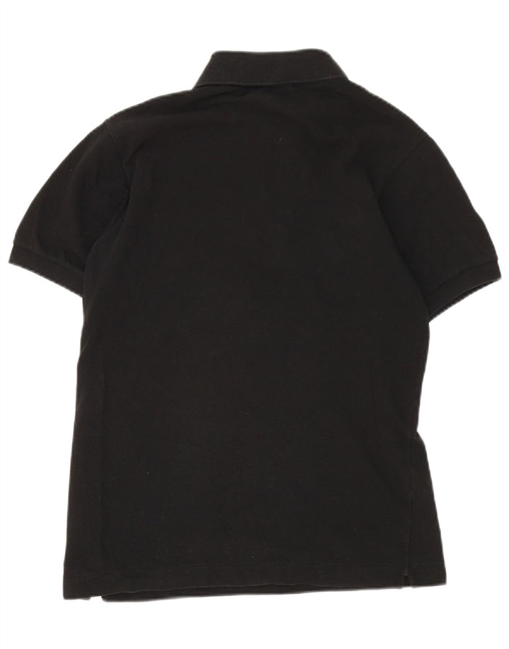 Camisa polo masculina Lacoste tamanho 2 XS algodão preto