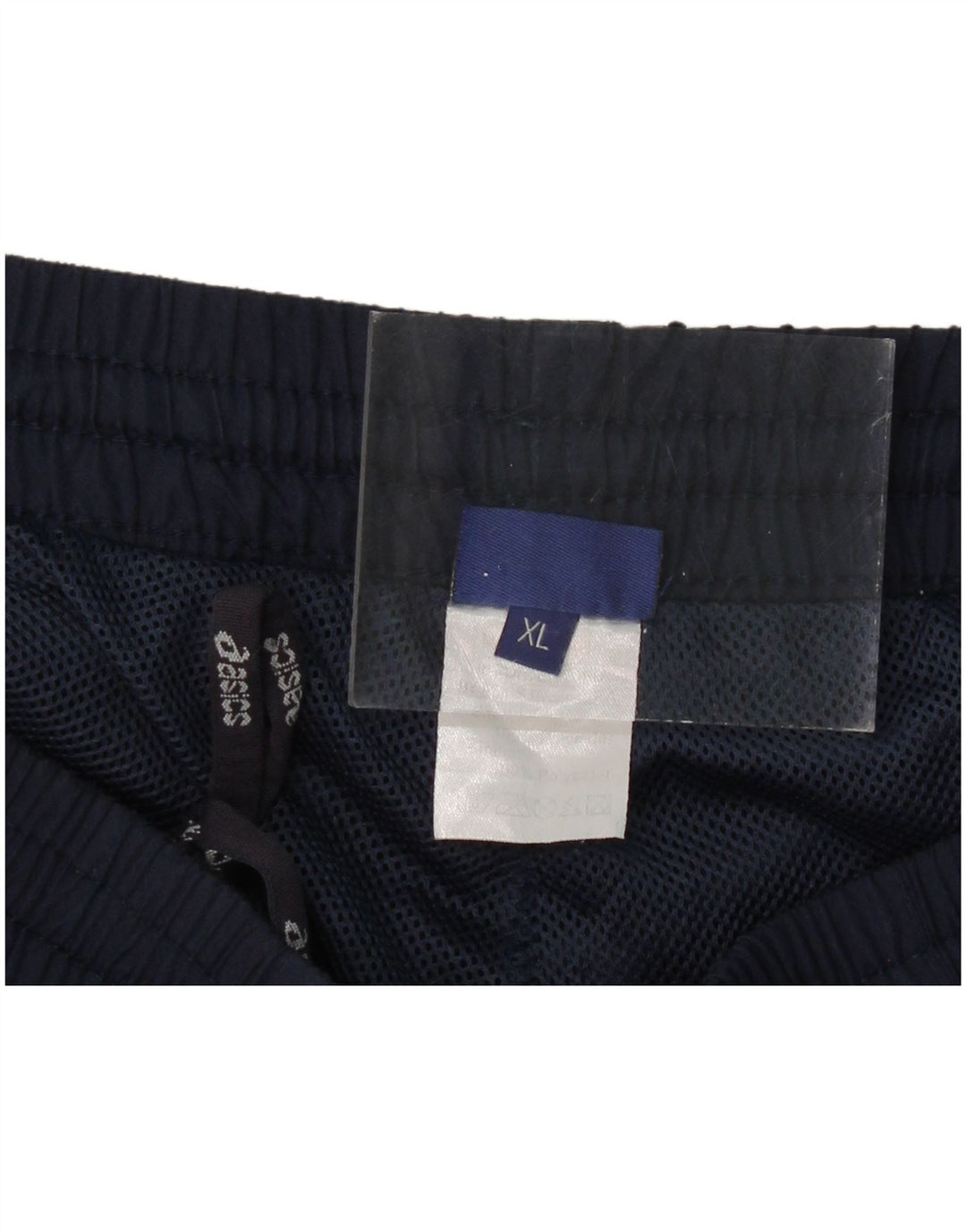 Calça de treino masculina ASICS XL azul marinho