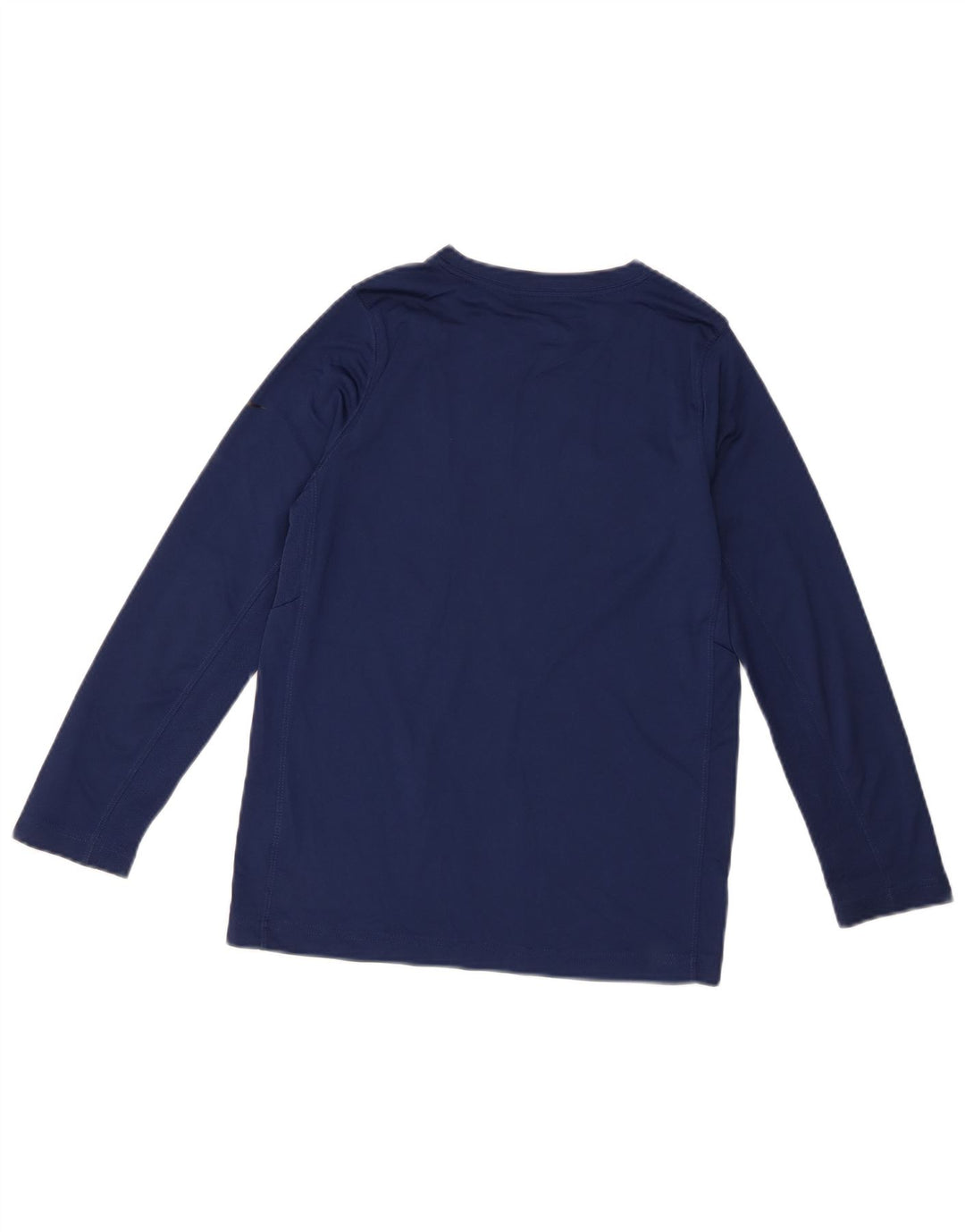 Top gráfico Nike Boys Dri Fit manga comprida 10-11 anos médio azul marinho