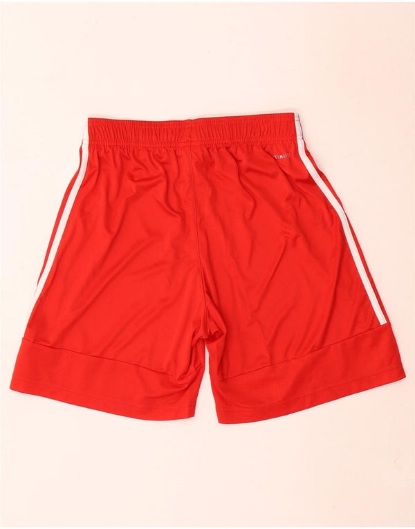 Adidas Mens Climalite Sport Shorts Médio Poliéster Vermelho