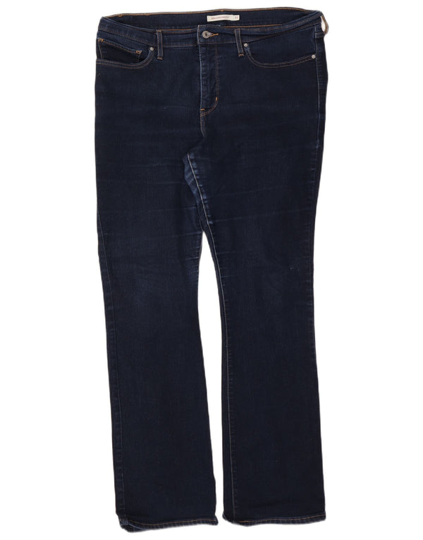 Calça jeans feminina Levi's 315 Shaping Bootcut W33 L32 azul marinho algodão