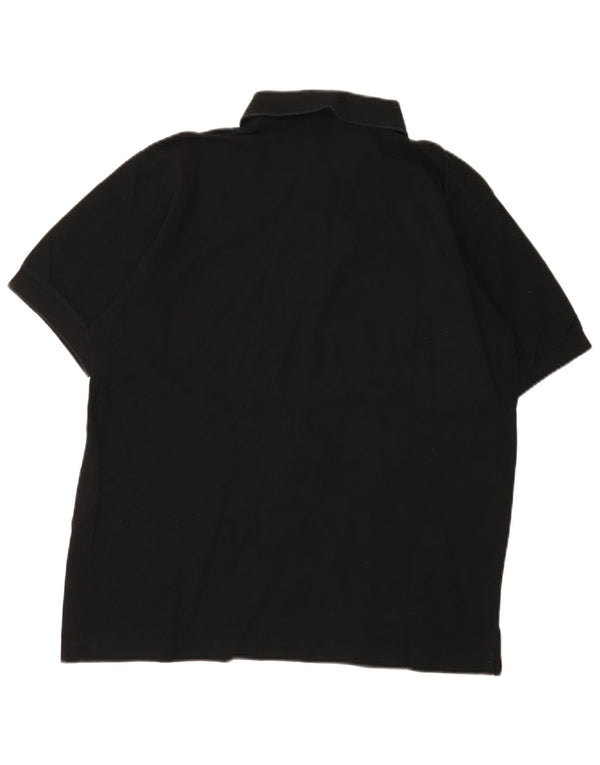 Camisa polo masculina Sergio Tacchini IT 48 algodão preto médio