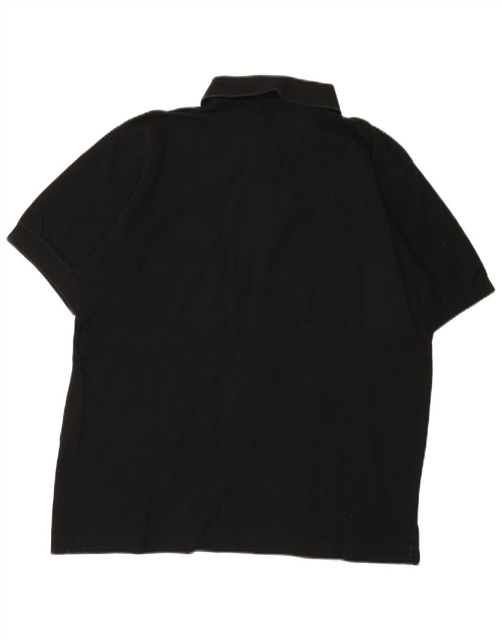 Camisa polo masculina Sergio Tacchini IT 48 algodão preto médio
