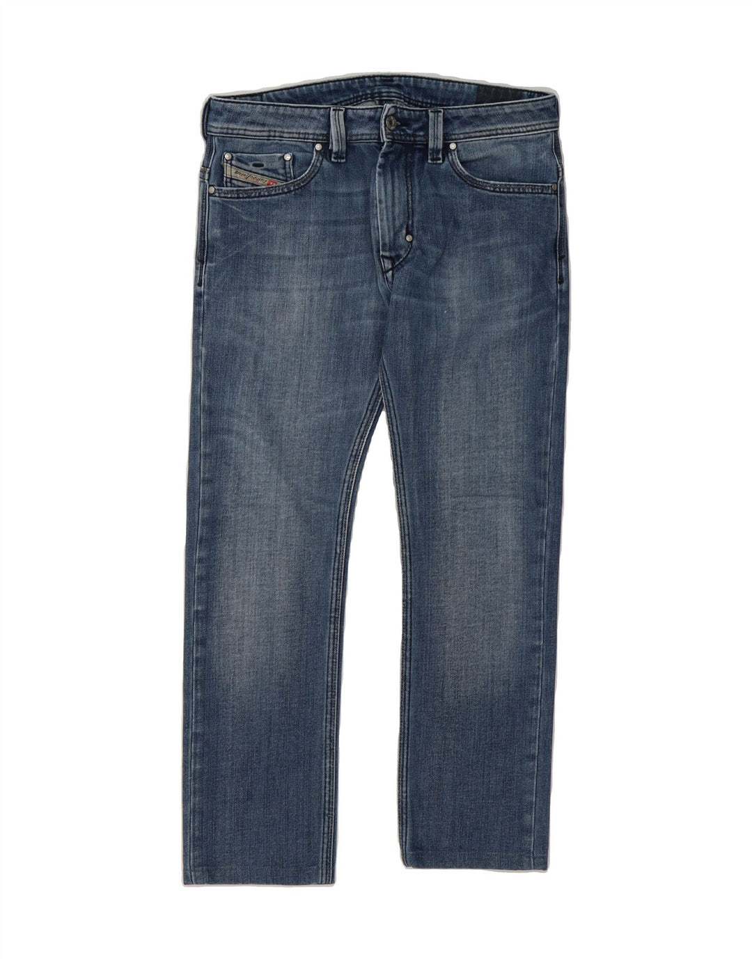DIESEL Womens Straight Jeans W31 L27 Blue Cotton Vintage Diesel and Second-Hand Diesel from Messina Hembry 