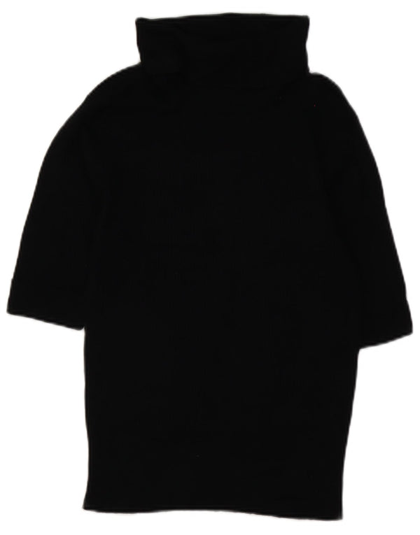 Suéter feminino Marks & Spencer com gola redonda Reino Unido 14 grande preto