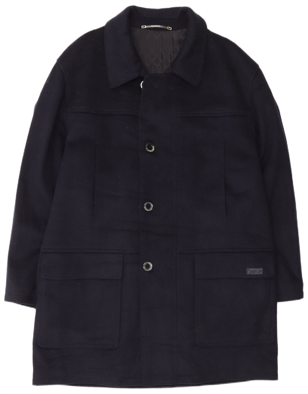 Sobretudo masculino Dolomiten IT 52 XL lã azul marinho
