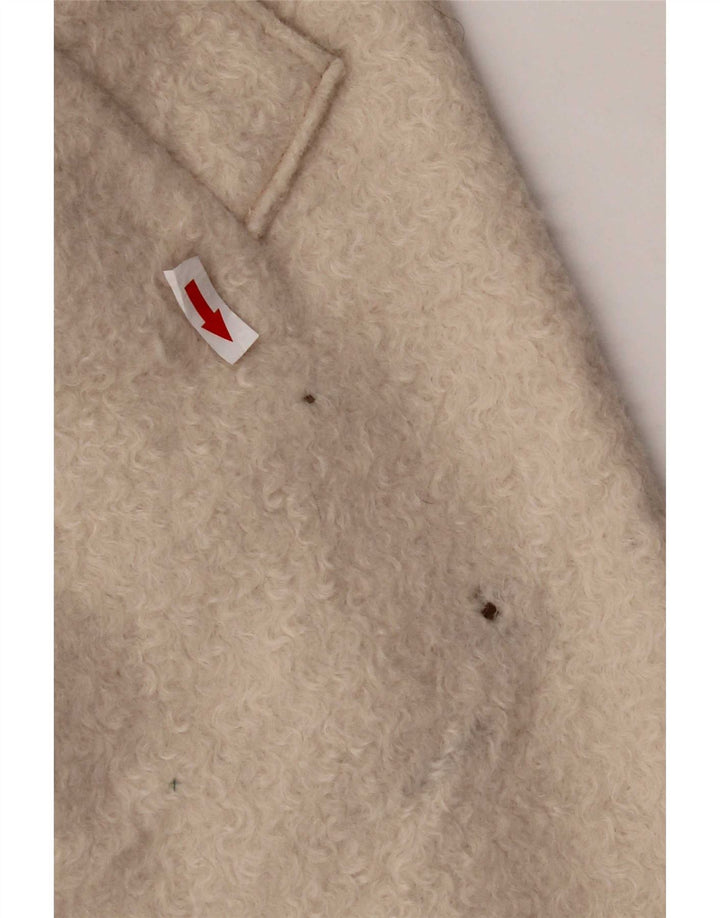 Sobretudo feminino Zara Oversized UK 10 pequeno bege