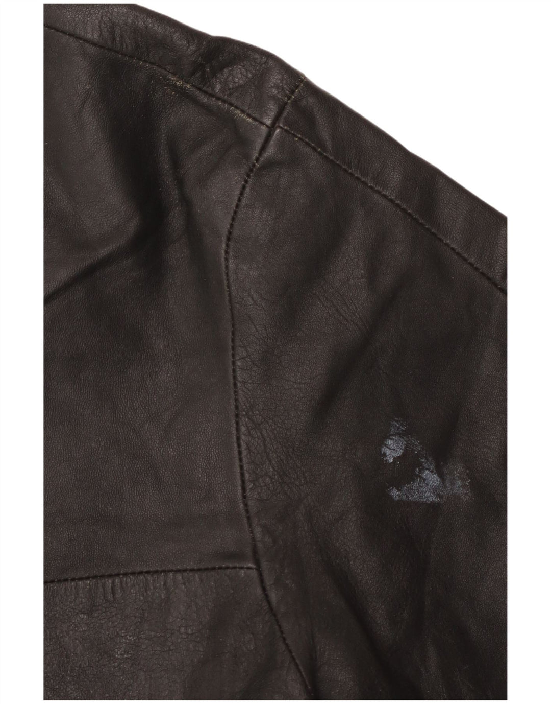 Jaqueta de couro masculina Arturo Calle Reino Unido 40 grande couro preto