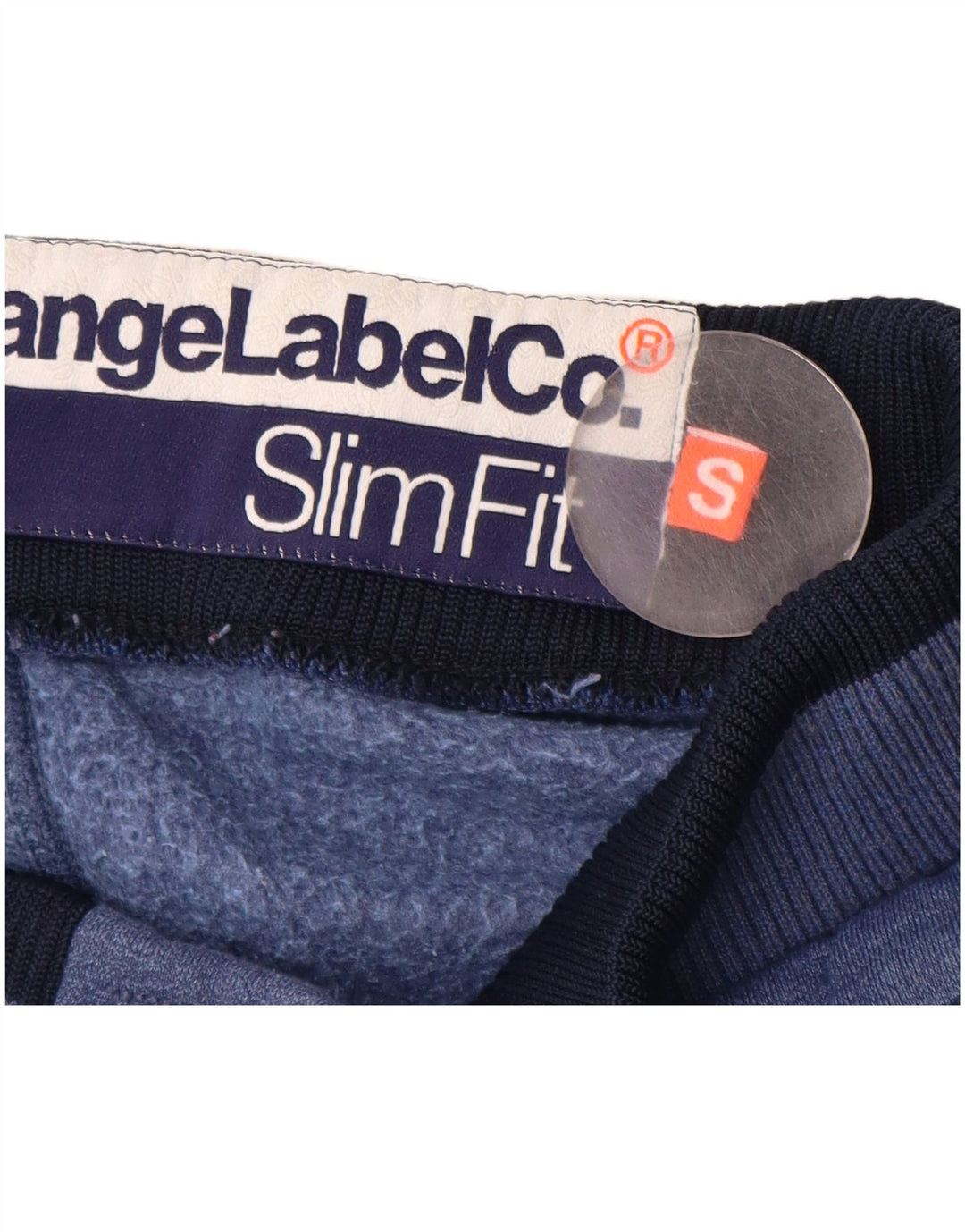 Shorts esportivos masculinos SUPERDRY pequenos algodão azul marinho