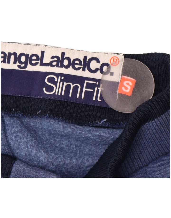 Shorts esportivos masculinos SUPERDRY pequenos algodão azul marinho