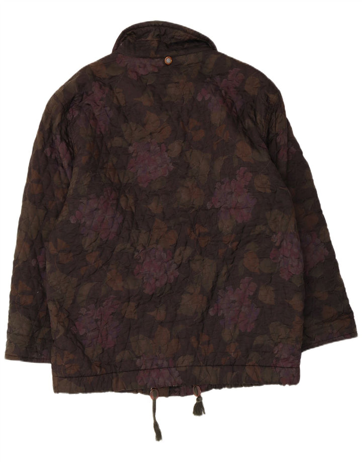 Jaqueta acolchoada feminina Colmar IT 46 grande floral multicolorida