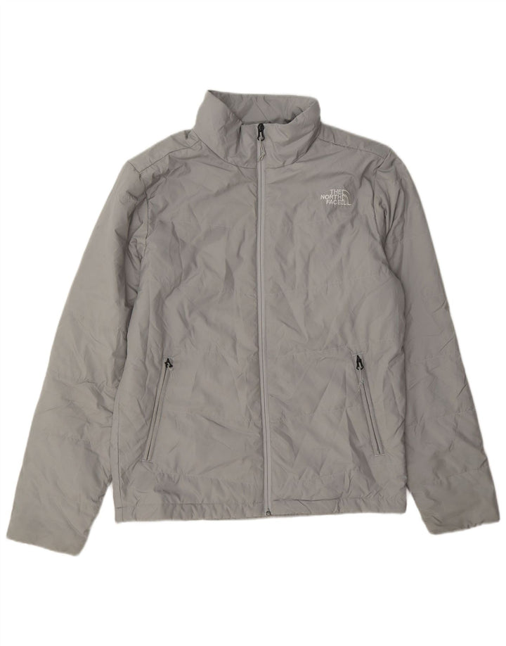Jaqueta acolchoada masculina The North Face UK 36 poliéster cinza pequeno