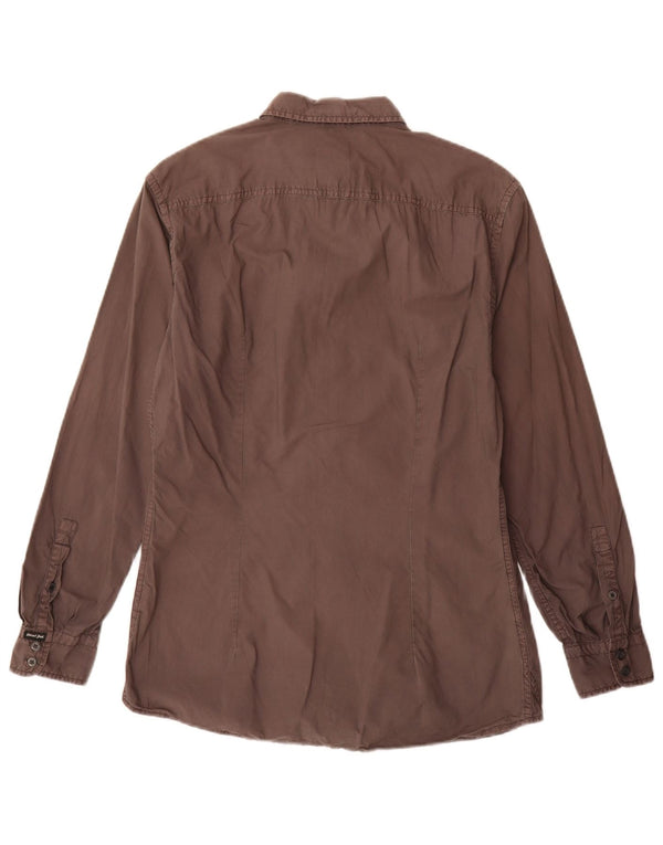 Diesel Camisa Masculina Pequena Cinza