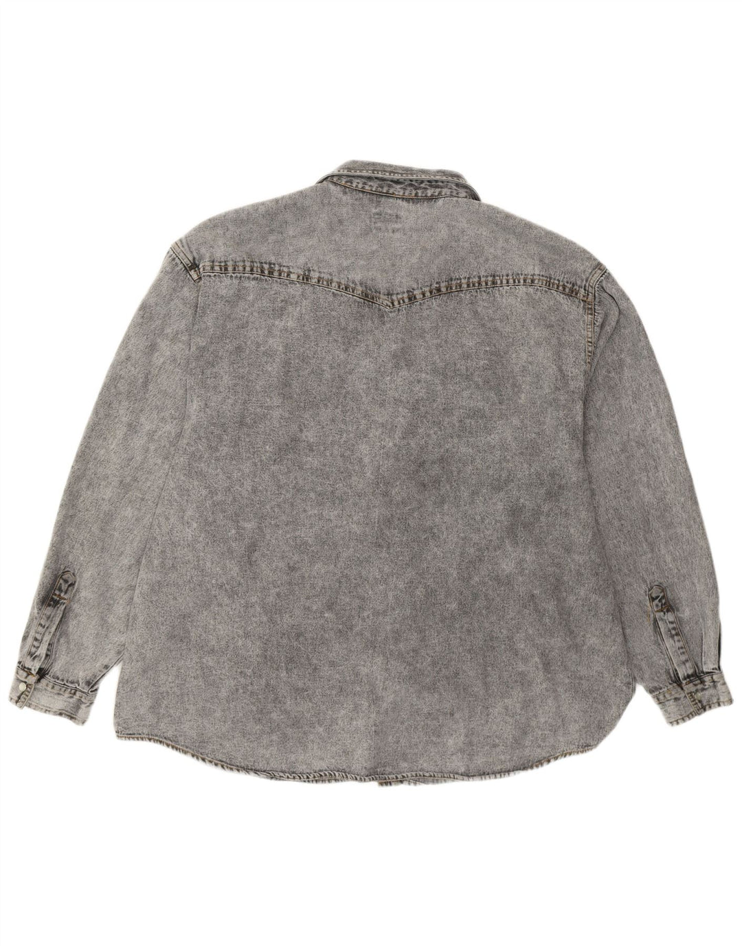 Camisa jeans masculina Arizona XL algodão cinza