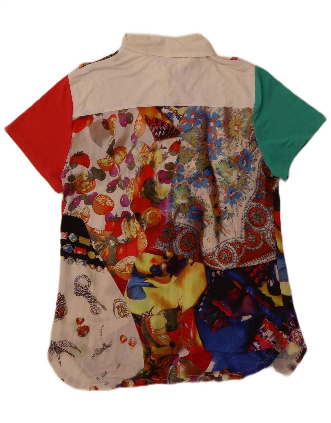 Blusa feminina BAGARRY pulôver UK 12 patchwork multicolorido médio