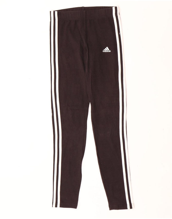 Leggings Adidas Meninas 13-14 Anos W26 L29 Algodão Preto