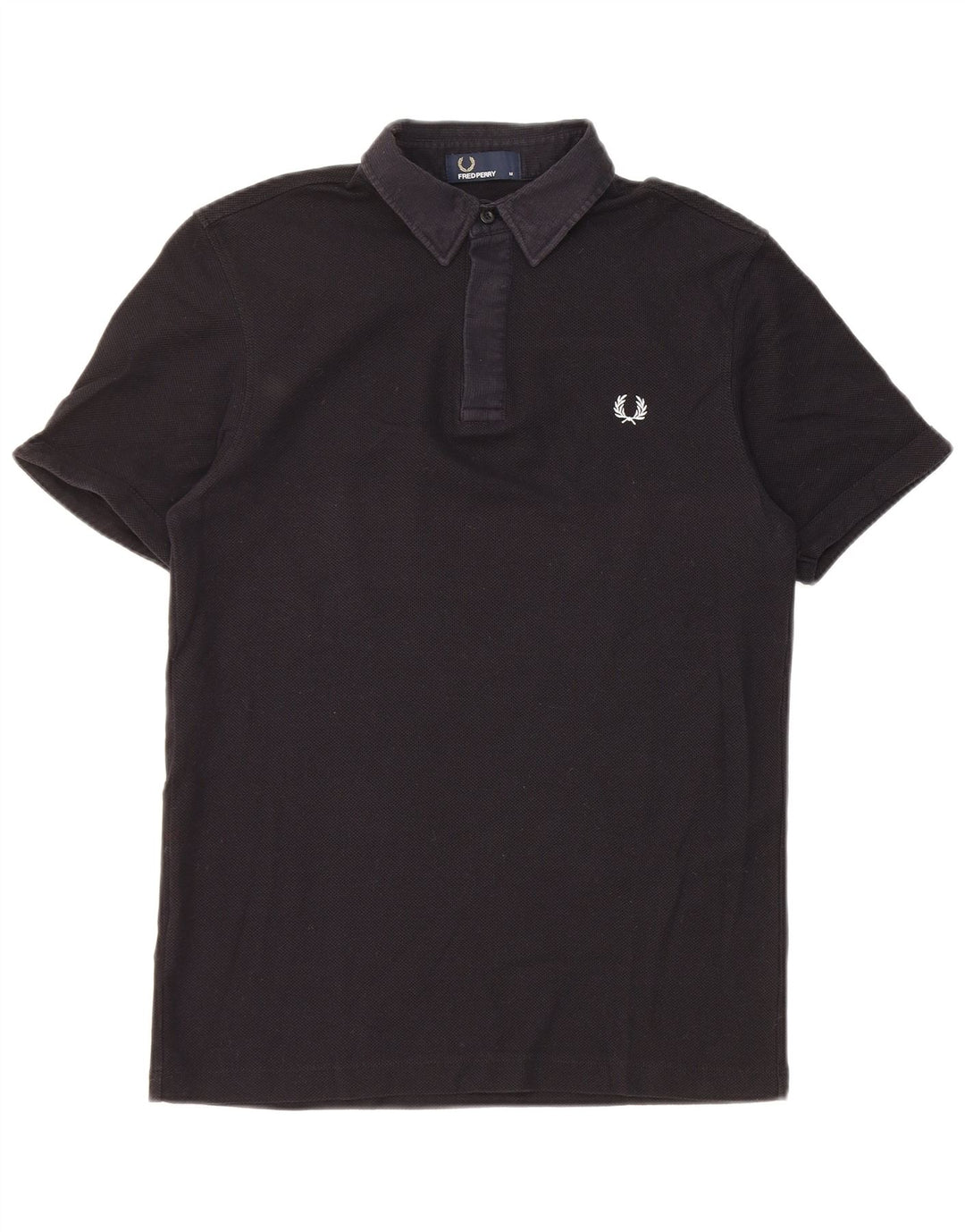 Camisa polo masculina Fred Perry médio algodão azul marinho