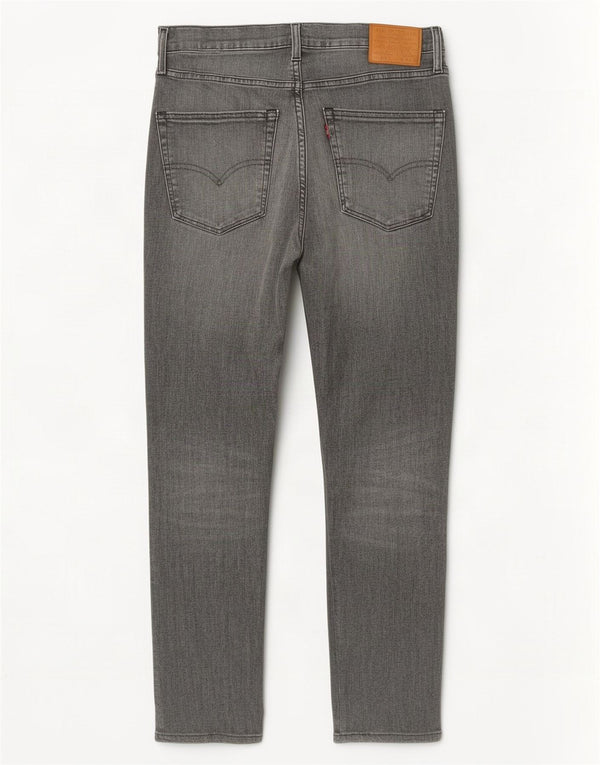 Calça jeans masculina Levi's 512 Slim Tapered W32 L28 cinza algodão