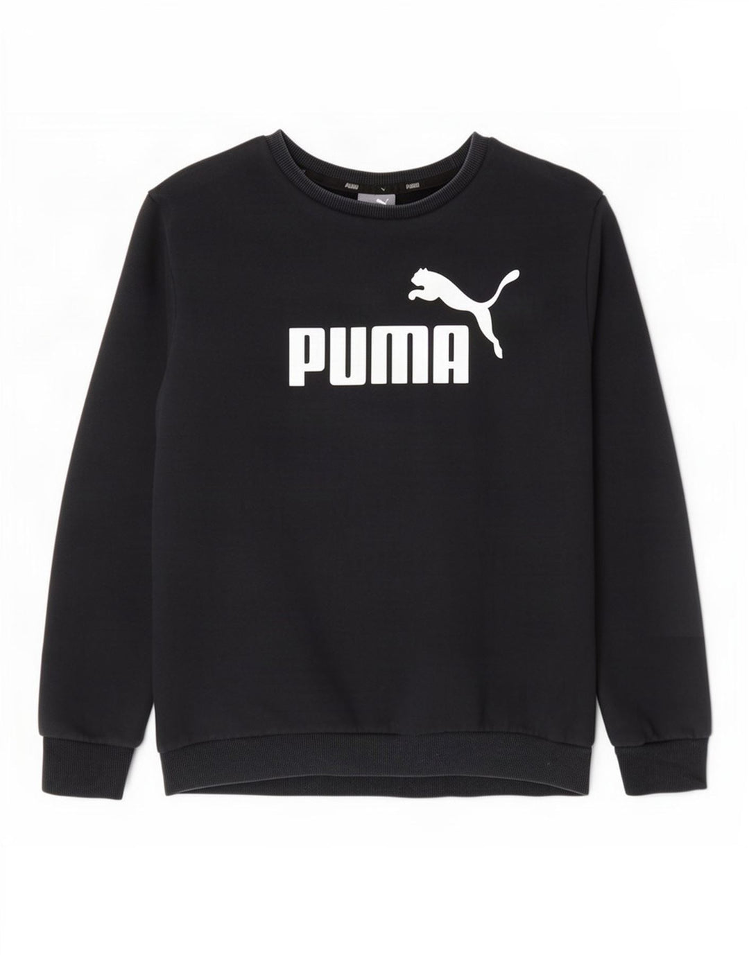 Puma Mens Graphic Moletom Jumper Médio Azul Marinho Algodão