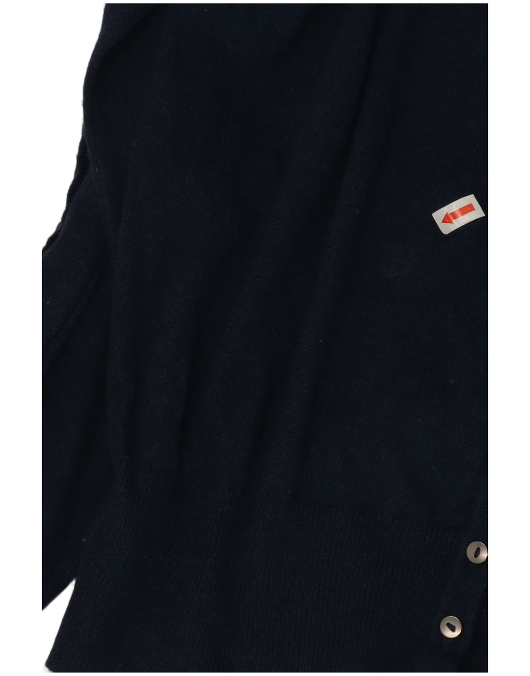 Suéter cardigã feminino Marks & Spencer UK 12 viscose azul marinho médio