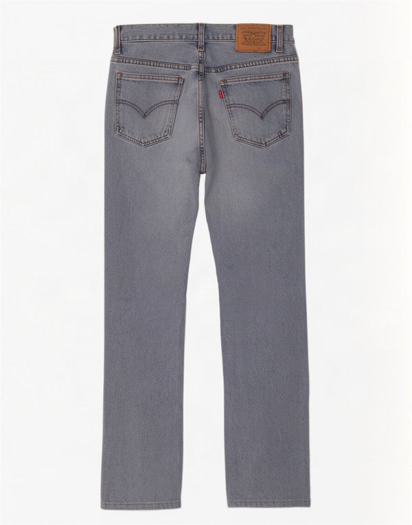 Calça jeans reta masculina Levi's W31 L28 azul algodão