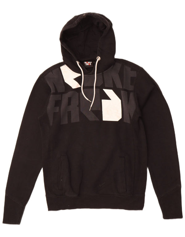 Sneaker Freak Mens Gráfico Hoodie Jumper Pequeno Preto