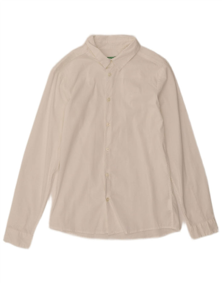 Camisa United Colors of Benetton Boys 10-11 Anos XL Algodão Branco