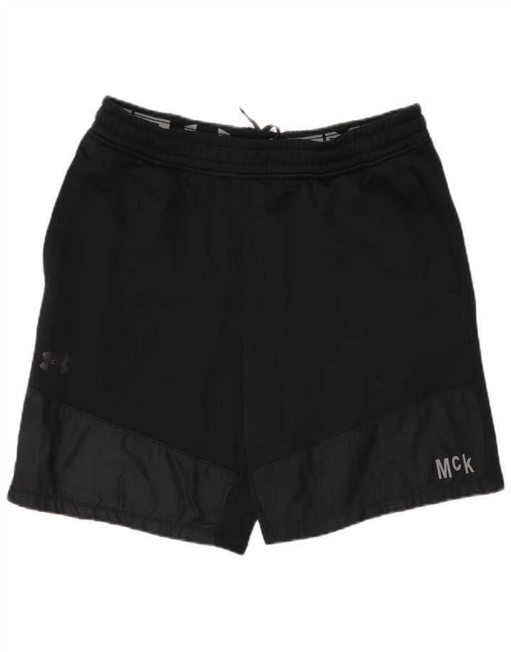 Shorts esportivos masculinos Under Armour grandes pretos