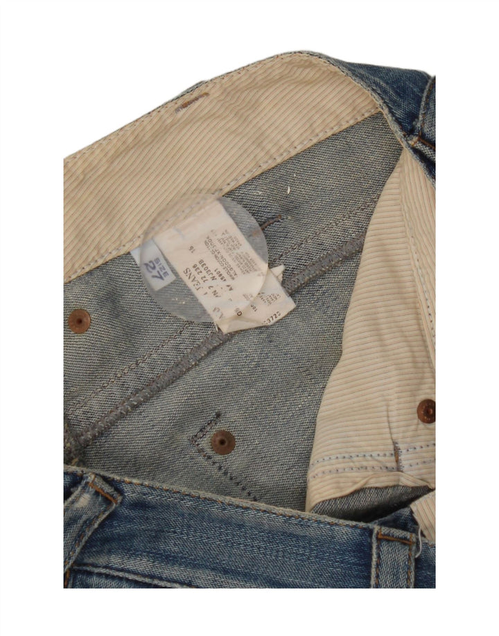 Jeans retos femininos Armani W27 L31 algodão azul