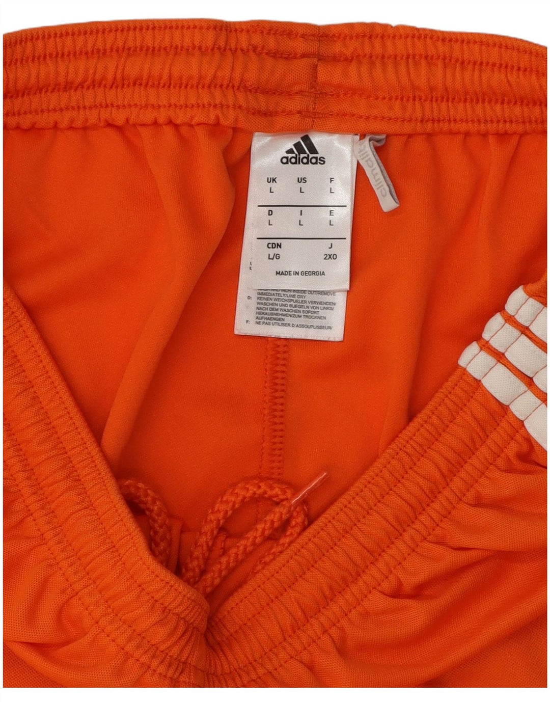 Adidas Masculino Climalite Sport Shorts Grande Laranja Poliéster